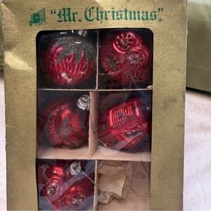 Vintage~ Mr. Christmas Ornaments West Germany